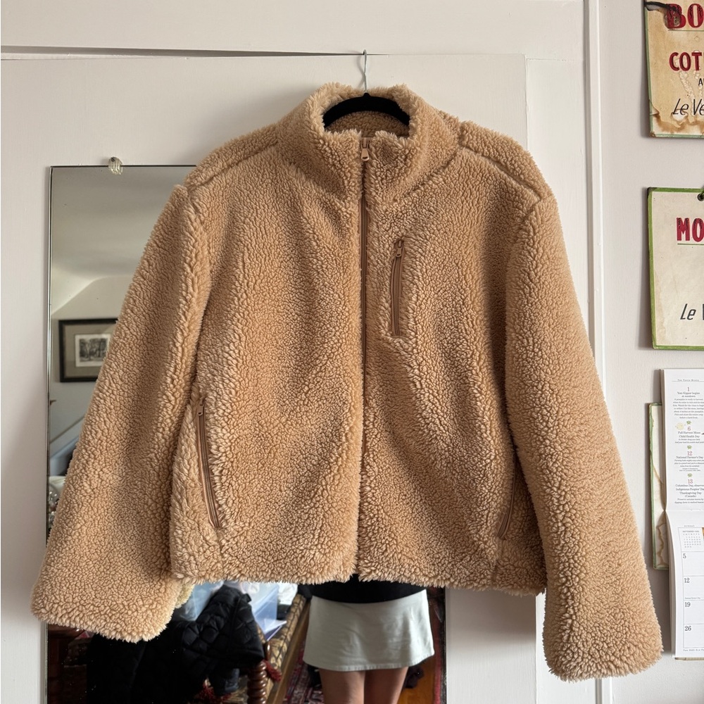 Warm Tan Teddy Jacket